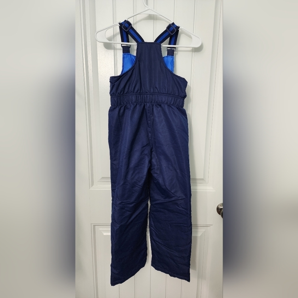 Swiss Tech Youth Snow Bibs, Navy Blue, Size Small (6/7) - Picture 3 of 5